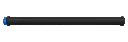 Diffuseur d’air noir avec connecteur bleu.webp