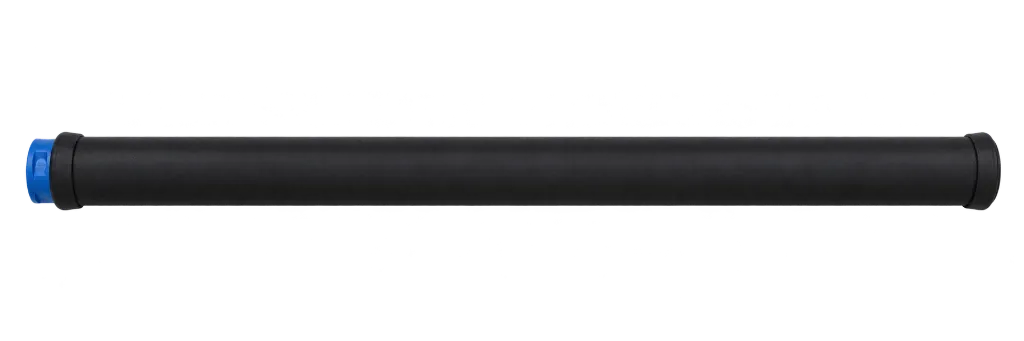 Diffuseur d’air noir avec connecteur bleu.webp